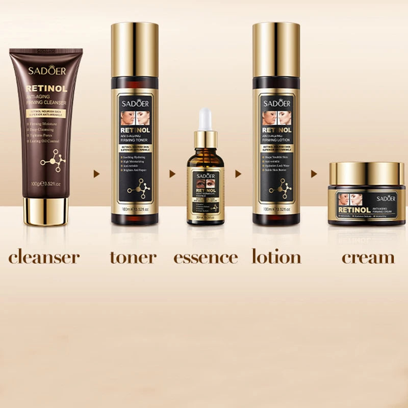 Anti-Aging Retinol Face Skin Care Set