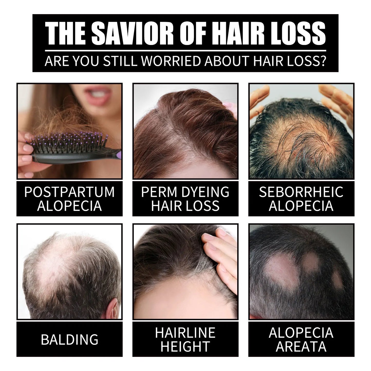 Collagen + Vitamin B7 Hair Care Oil for Hair Loss Prevention